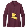 Women's Silk Touch Long Sleeve Polo Thumbnail