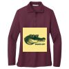 Women's Silk Touch Long Sleeve Polo Thumbnail