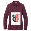 Women's Silk Touch Long Sleeve Polo Thumbnail