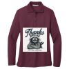Women's Silk Touch Long Sleeve Polo Thumbnail