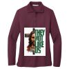 Women's Silk Touch Long Sleeve Polo Thumbnail
