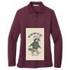 Women's Silk Touch Long Sleeve Polo Thumbnail