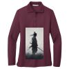 Women's Silk Touch Long Sleeve Polo Thumbnail