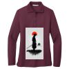 Women's Silk Touch Long Sleeve Polo Thumbnail