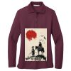 Women's Silk Touch Long Sleeve Polo Thumbnail
