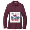 Women's Silk Touch Long Sleeve Polo Thumbnail