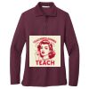 Women's Silk Touch Long Sleeve Polo Thumbnail