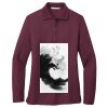Women's Silk Touch Long Sleeve Polo Thumbnail
