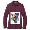 Women's Silk Touch Long Sleeve Polo Thumbnail