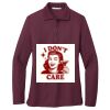 Women's Silk Touch Long Sleeve Polo Thumbnail