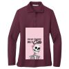 Women's Silk Touch Long Sleeve Polo Thumbnail