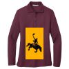 Women's Silk Touch Long Sleeve Polo Thumbnail