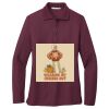 Women's Silk Touch Long Sleeve Polo Thumbnail