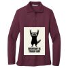 Women's Silk Touch Long Sleeve Polo Thumbnail