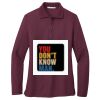 Women's Silk Touch Long Sleeve Polo Thumbnail