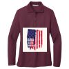 Women's Silk Touch Long Sleeve Polo Thumbnail