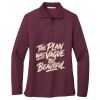 Women's Silk Touch Long Sleeve Polo Thumbnail