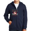 Youth Heavy Blend Full Zip Hooded Sweatshirt Thumbnail