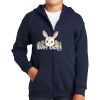 Youth Heavy Blend Full Zip Hooded Sweatshirt Thumbnail