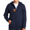 Youth Heavy Blend Full Zip Hooded Sweatshirt Thumbnail