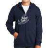Youth Heavy Blend Full Zip Hooded Sweatshirt Thumbnail