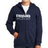 Youth Heavy Blend Full Zip Hooded Sweatshirt Thumbnail
