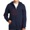 Youth Heavy Blend Full Zip Hooded Sweatshirt Thumbnail