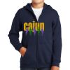 Youth Heavy Blend Full Zip Hooded Sweatshirt Thumbnail