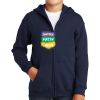 Youth Heavy Blend Full Zip Hooded Sweatshirt Thumbnail
